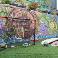 Backyard at Surf Yoga Portugal in Ericeira