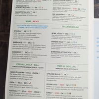 Menu at Darsenale - Bizantina Brewpub in Ravenna