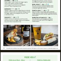 Menu veg at Darsenale - Bizantina Brewpub in Ravenna