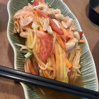 Papaya salad   at Jasmine Siam Kitchen  จัสมิน สยาม คิทเช่น in Bangkok