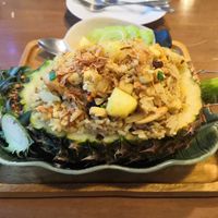 Pineapple fried rice at Jasmine Siam Kitchen  จัสมิน สยาม คิทเช่น in Bangkok