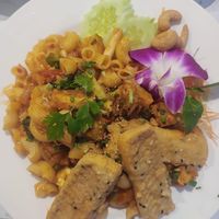 Macaroni with tofu at Jasmine Siam Kitchen  จัสมิน สยาม คิทเช่น in Bangkok