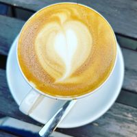 Cappuccino   at Karma Organic Coffee in Krakow