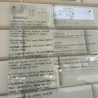 Menu  at Karma Organic Coffee in Krakow