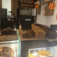Vegan cake options   at Karma Organic Coffee in Krakow