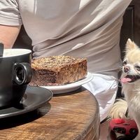 Banana bread   at Karma Café Krupnicza in Krakow