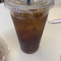 Black iced tea with lemon  at Flour Garden Bakery in Auburn