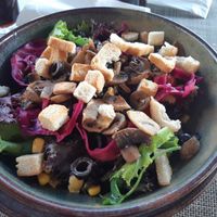 New vegetarian/vegan salad at Surviaria in Amarante