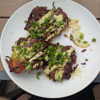 Okono Cakes at Botanical Plant-Based Fare in Charlottesville