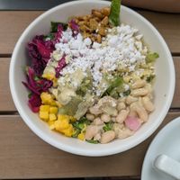 Rainbow Terra Salad at Botanical Plant-Based Fare in Charlottesville