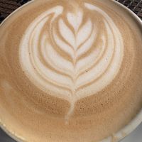 Date syrup latte 🤍🌱  at Botanical Plant-Based Fare in Charlottesville