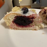 Blueberry Cheesecake doughnut  at Sammys Berliner Donuts in Berlin