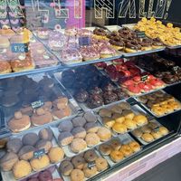 Beautiful treats - cinnamon rolls and carrot cake special donuts too x   at Sammys Berliner Donuts in Berlin
