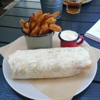 Vegan wrap with tofu at Dobre Chutne in Cimhova