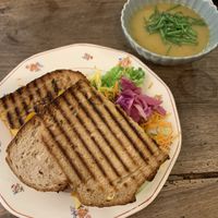 Grilled Cheesee  at Enfants Terribles Café in Rennes