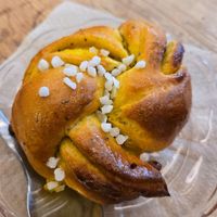 Lemon babka at Enfants Terribles Café in Rennes