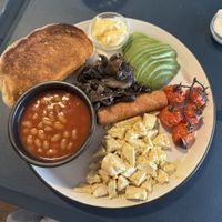 Vegan breakfast and side of vegan alioli   at Thirty Nine in Whitstable