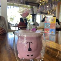 Latte with soy   at Son and Garden in Menlo Park