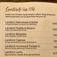 Landbrote  at Lighthouse Café in Bonn