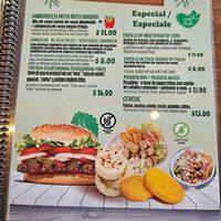 Many options at Don Sanduchito in Puerto Villamil
