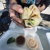 Burrito is MASSIVE (and delicious)  at Taco Stop in Tucson