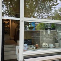 Front - entrance - stairs at SUE Bites Bar in Amsterdam