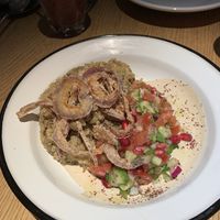 One of the main dishes   at NENI in Amsterdam