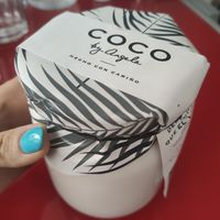 Yogur de coco orgánico. Buenísimo!! at Terra Granel in Javea