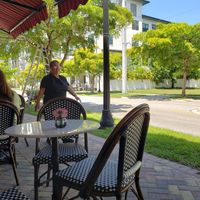 café table and chairs! at Blvd Cafe in Sarasota