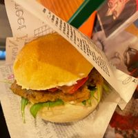 Vegan soul burger   at Duecento Grammi in Perugia