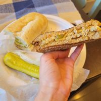 "Batteries not included" sandwich at Lighthouse Canton in Baltimore