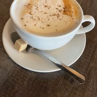 Almond milk latte  at Pepe & Lela's Eatery in Burlington