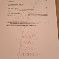 Menu 5 at Inward in Tunis