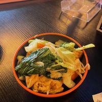 Tofu with vegetables, very nice at HIRO in Vienna