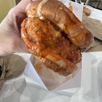 Vegan hot chicken sandwich  at Twist Hot Chicken in Peoria