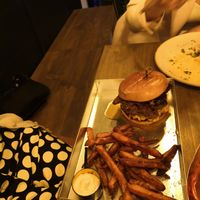 Shroom burger at Meet Vegano in Malaga