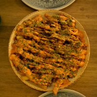 Patatas cargadas at Meet Vegano in Malaga