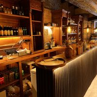 Inside looking out   at Meet Vegano in Malaga