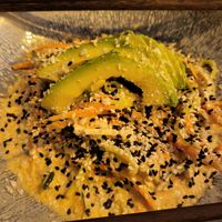 Tofu Kani salad at Meet Vegano in Malaga