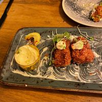 Fried avocado at Meet Vegano in Malaga