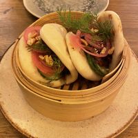 Smoked miso oyster bao   at Meet Vegano in Malaga