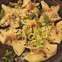 Dumplings at Meet Vegano in Malaga
