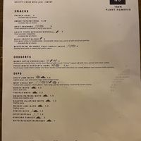 Menu 4  at Meet Vegano in Malaga