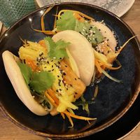 Bao buns with tofu  at Meet Vegano in Malaga