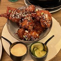 Cauliflower wings  at Meet Vegano in Malaga