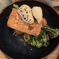 Tofu-salmon  at Meet Vegano in Malaga