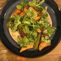 Tempeh dish   at Meet Vegano in Malaga