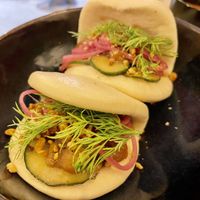 Oyster Mushroom starter  at Meet Vegano in Malaga
