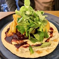 Wine braised tempeh  at Meet Vegano in Malaga
