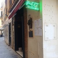 Outside at Meet Vegano in Malaga
